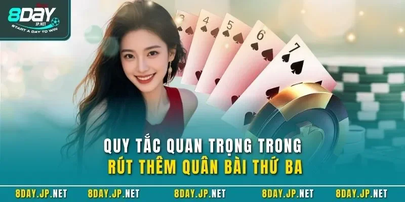 Quy tắc quan trọng trong rút thêm quân bài thứ ba
